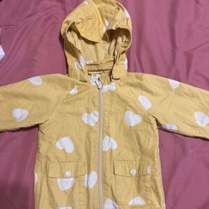 H&M Yellow and White Patterned Jacket